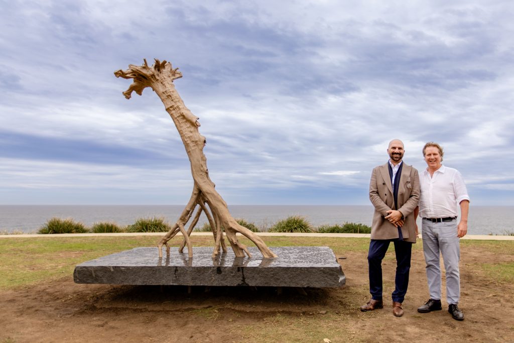 Aqualand Professor Shen Lieyi (China), ‘Tracing’, Sculpture by the Sea, Bondi 2024.